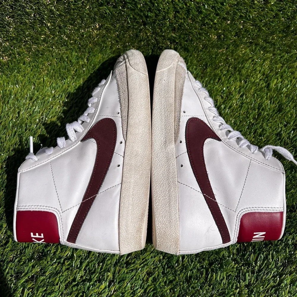 Nike Shoes Men Size 8 Blazer '77 Vintage Mid White Team Red BQ6806-111